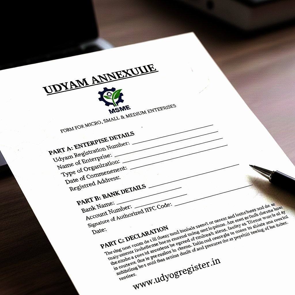 Free Download MSME/Udyam Certificate with Annexure